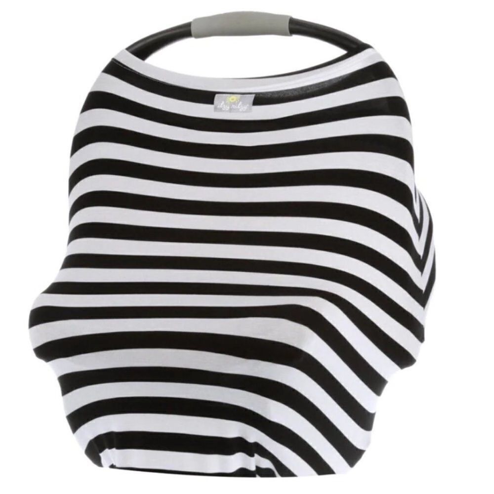 ITZY RITZY Mom Boss Multi-Use 4 in 1 Cover Unisex Striped Print